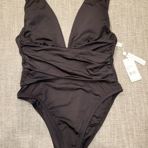 Trina turk, black, TT9HB09 woman's swimsuit sz 10